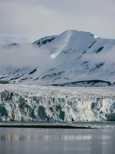 Glacier in St. Jonsfjorden, Oscar II Land