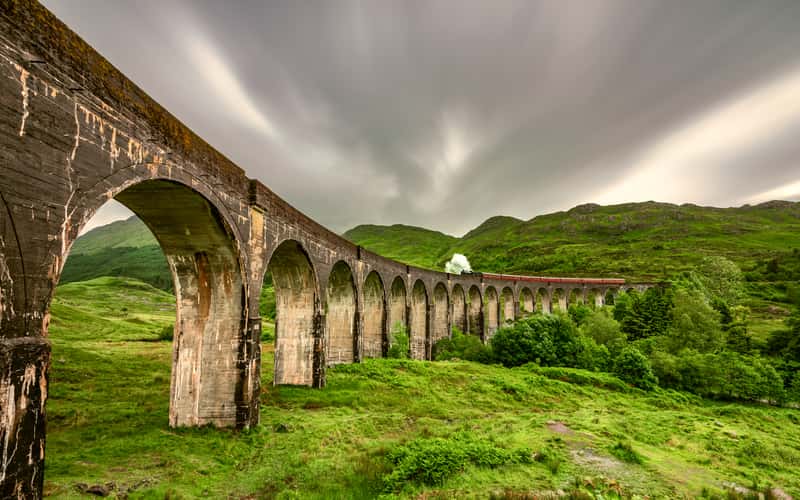 Glenfinnan Viaduct , Scotland