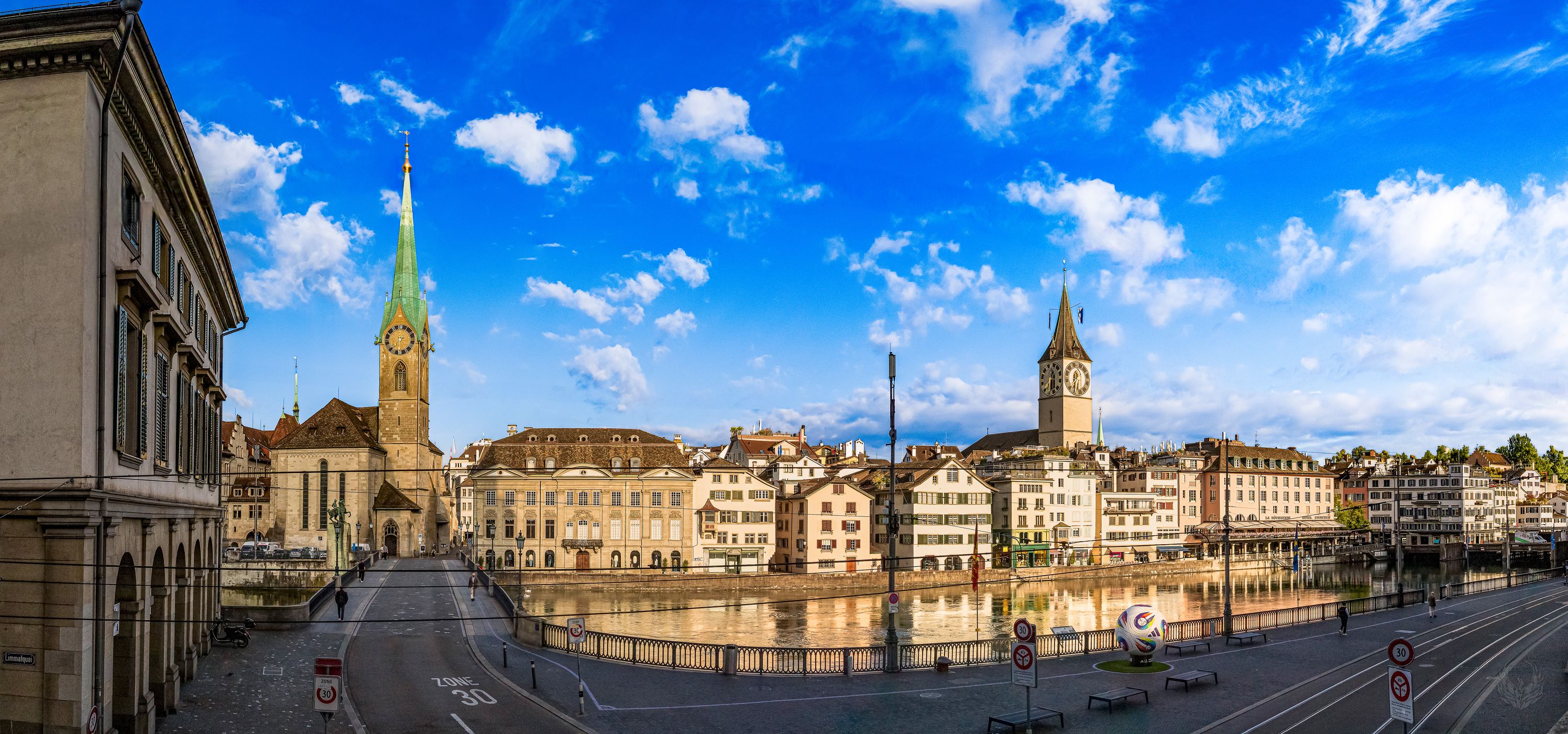 Grossmünster terrace, Switzerland