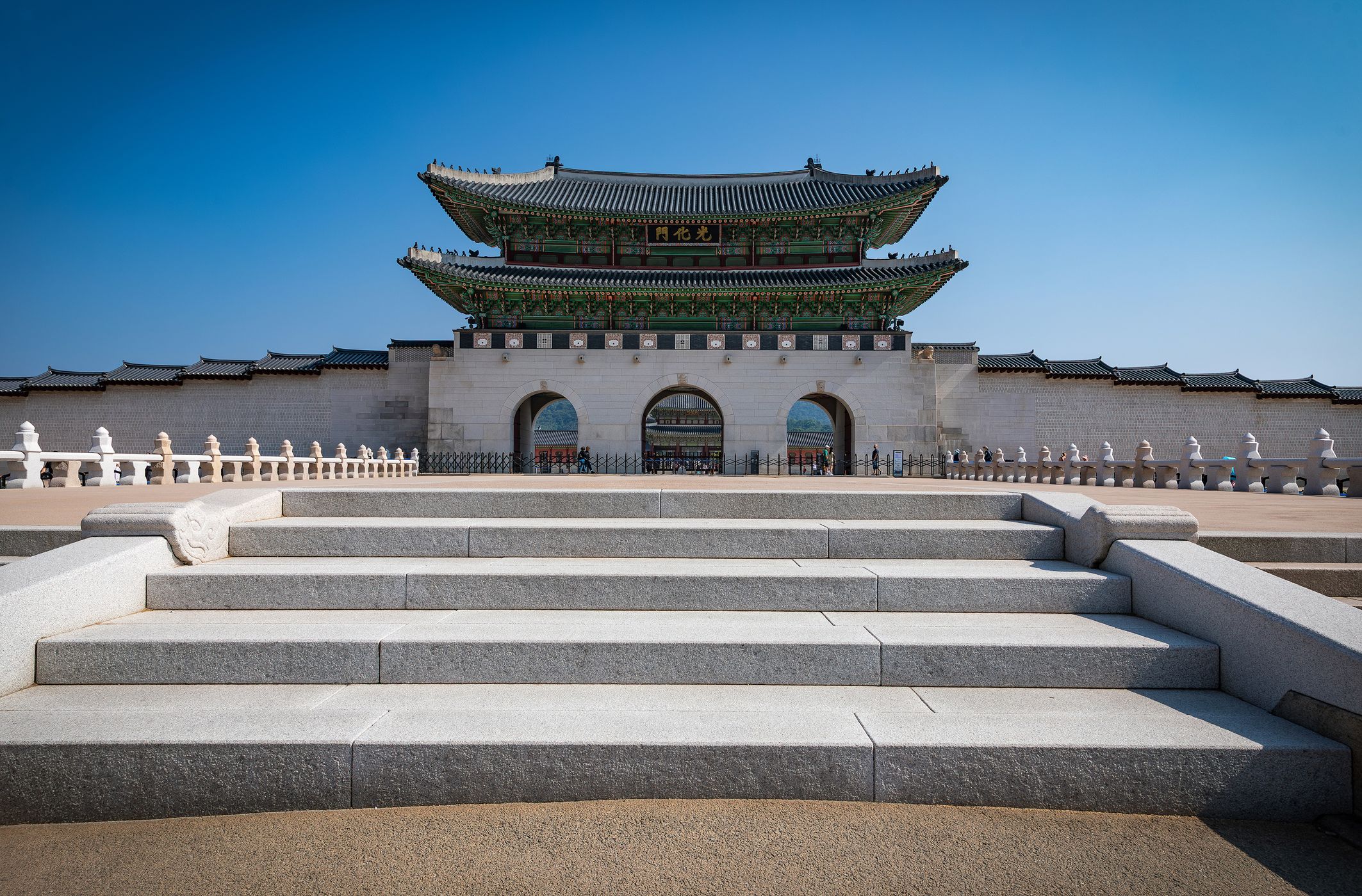 Gwanghwamun Gate, South Korea