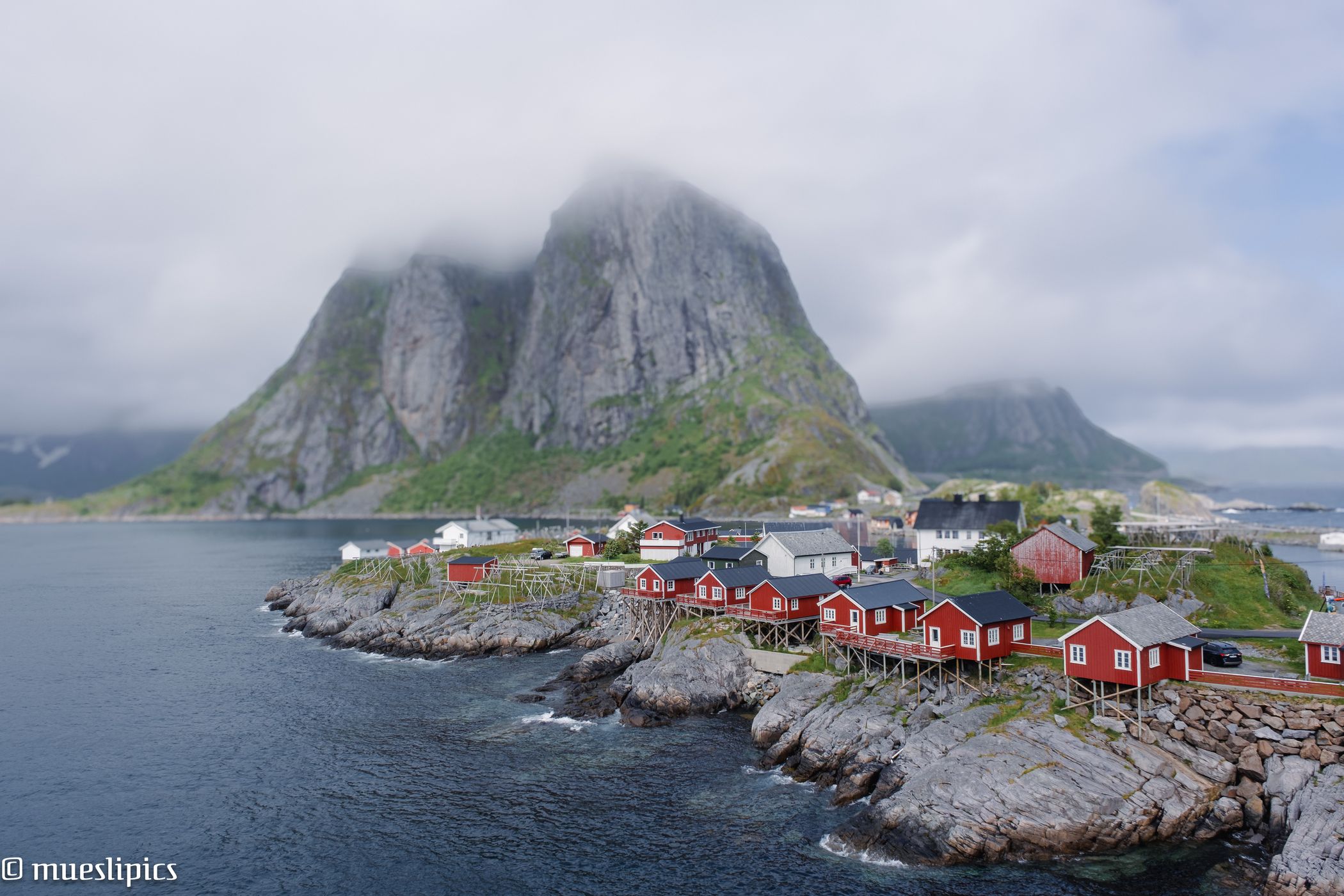 Hamnøy, classic view, Lofoten, Norway