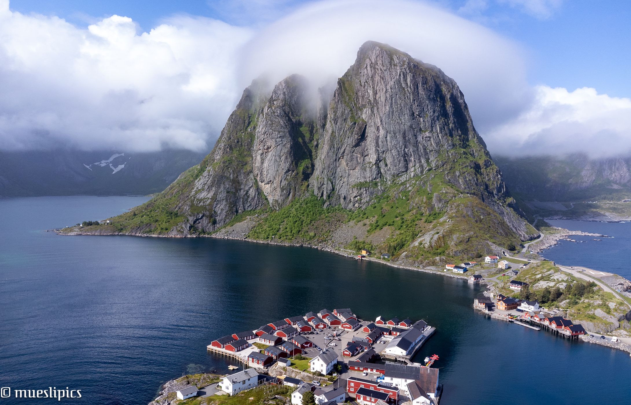 Hamnøy, classic view, Lofoten, Norway