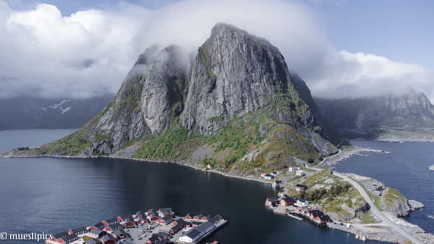 Hamnøy, classic view, Lofoten