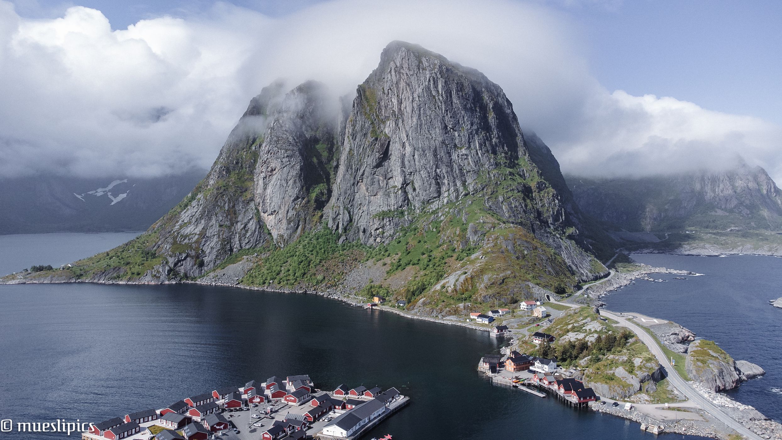 Hamnøy, classic view, Lofoten, Norway