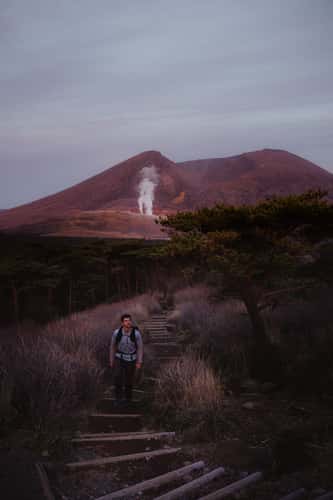 Hike around the two lakes, Kirishima-Kinkowan National Park
