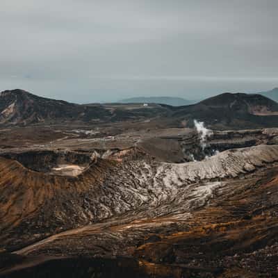 Hike to Mt. Takadake, Aso-Kuju National Park, Japan