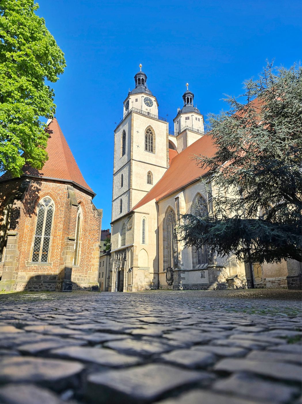 Historic old town of Lutherstadt Wittenberg, Germany
