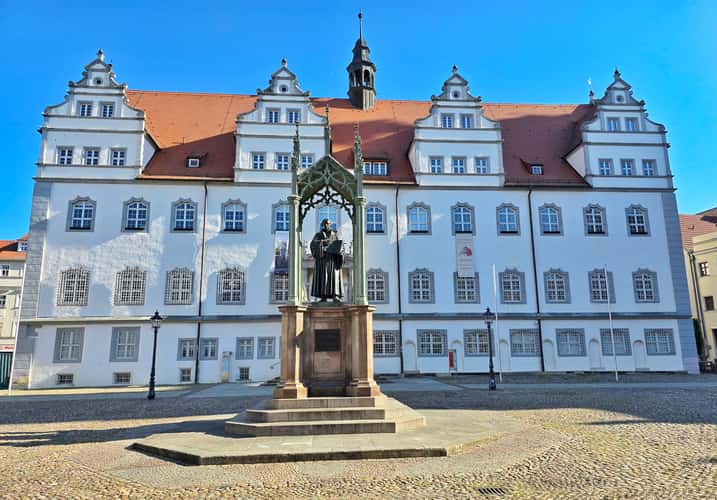Historic old town of Lutherstadt Wittenberg