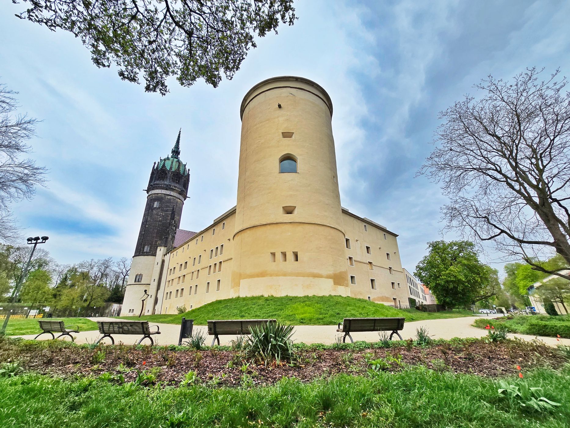 Historic old town of Lutherstadt Wittenberg, Germany