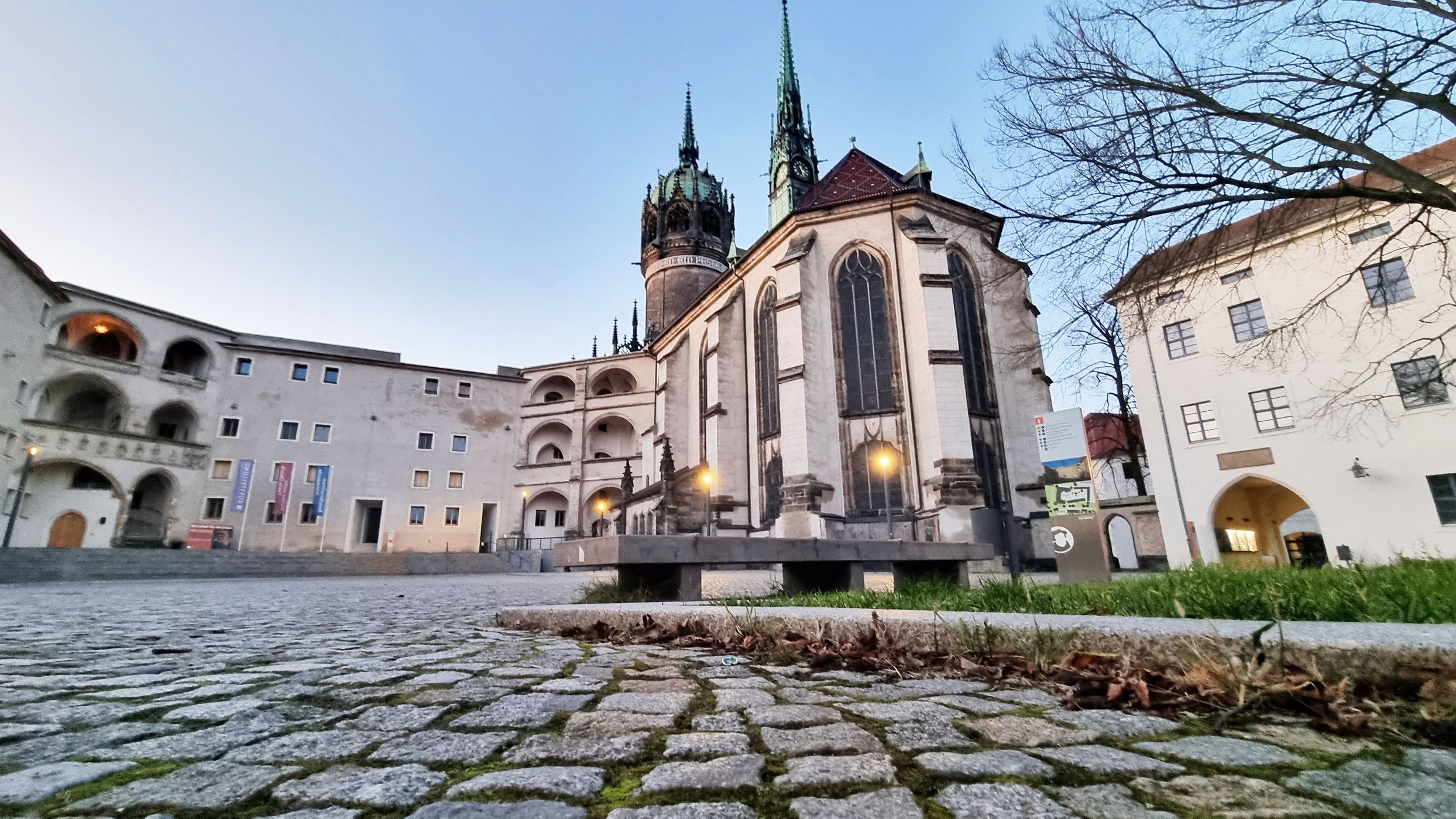 Historic old town of Lutherstadt Wittenberg, Germany