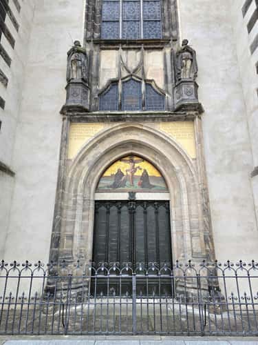 Historic old town of Lutherstadt Wittenberg