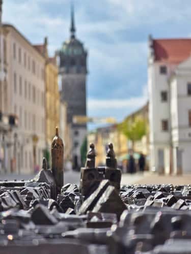 Historic old town of Lutherstadt Wittenberg