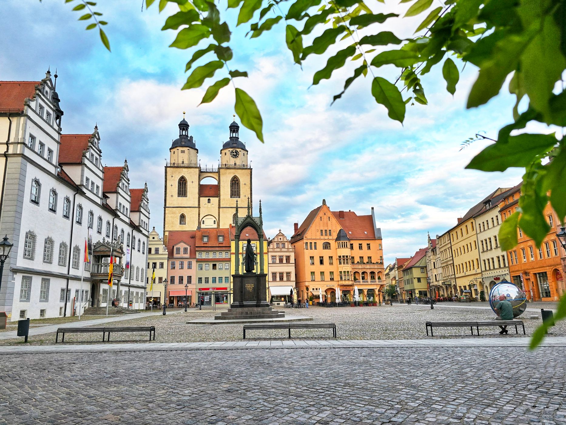 Historic old town of Lutherstadt Wittenberg, Germany