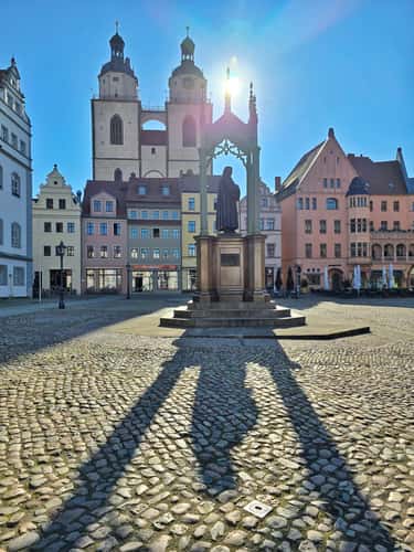 Historic old town of Lutherstadt Wittenberg