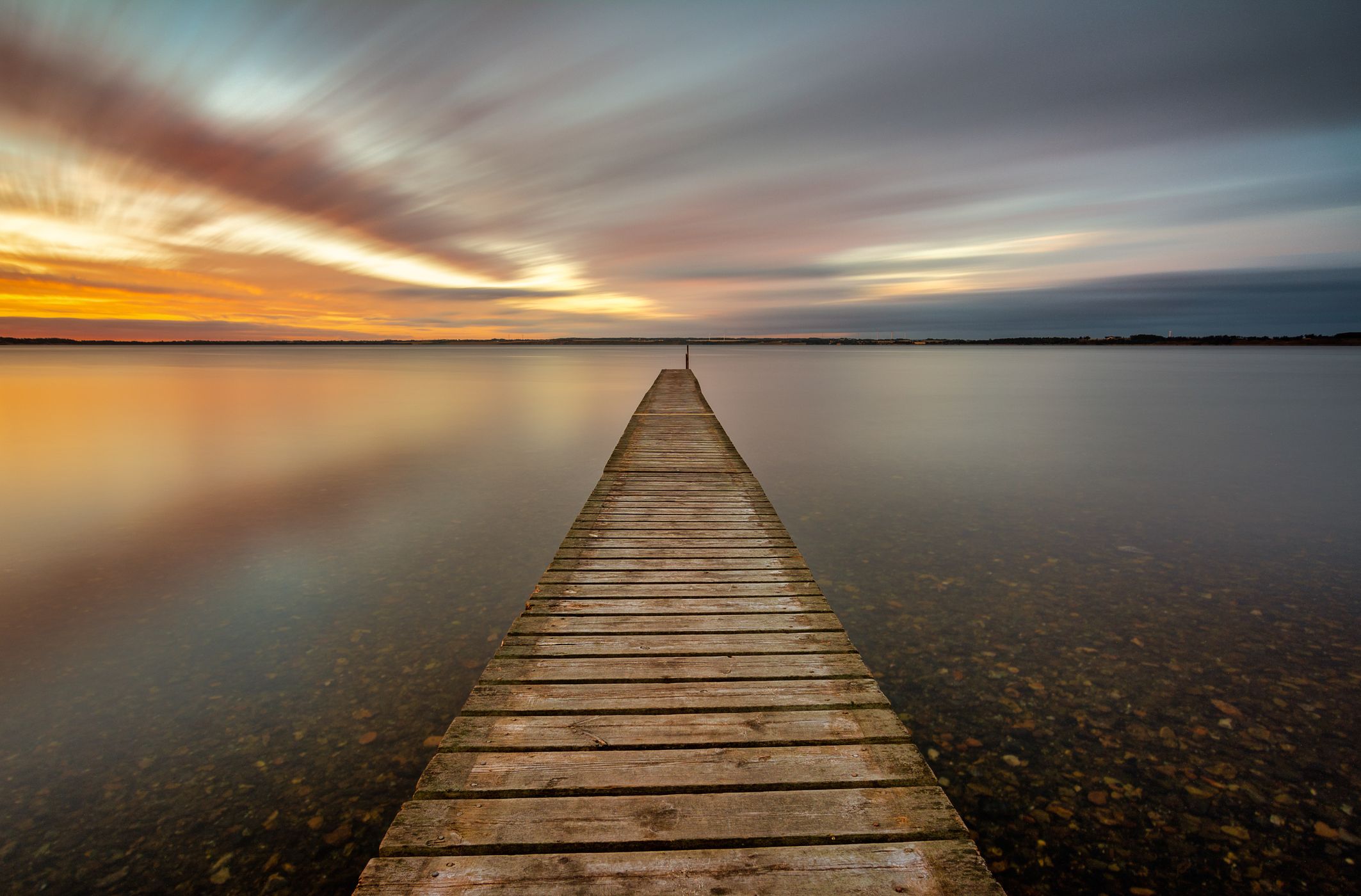 Jetty at Skyum Østerstand, Denmark
