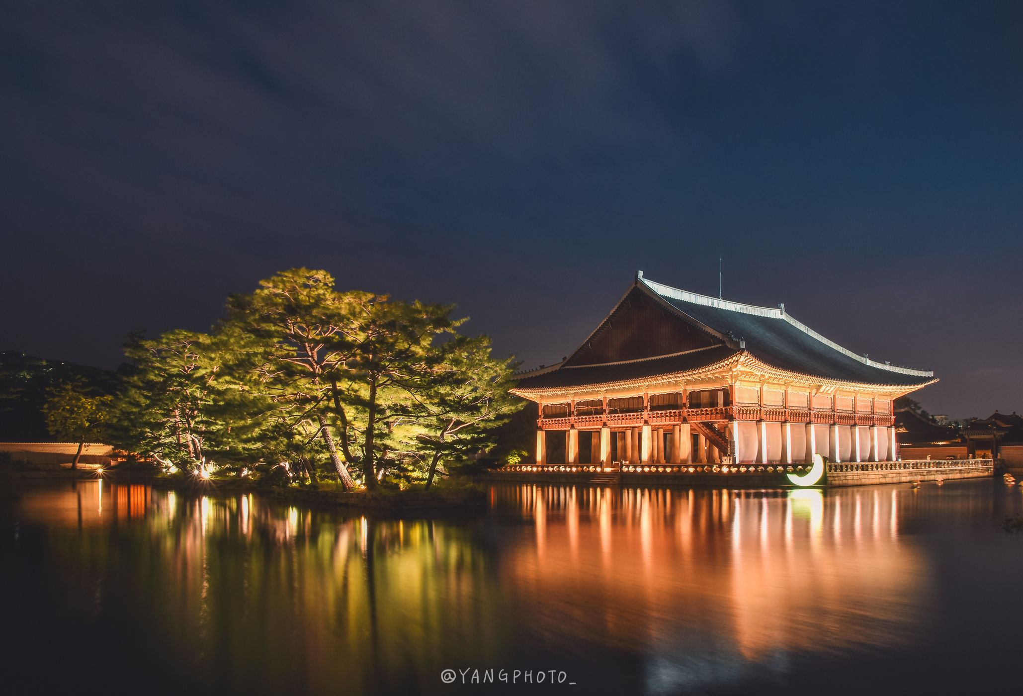 Korean Gyeonghoeru, Seoul, South Korea