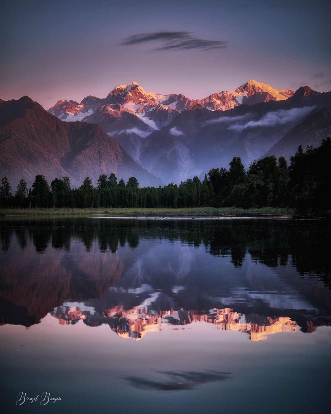 Lake Matheson, New Zealand