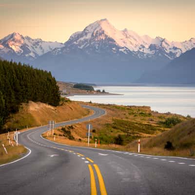 Lake Pukaki Viewpoint (Mount Cook Road), New Zealand