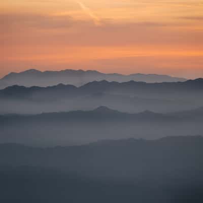 Layers from Mount Karakuni, Kirishima-Kinkowan National Park, Japan