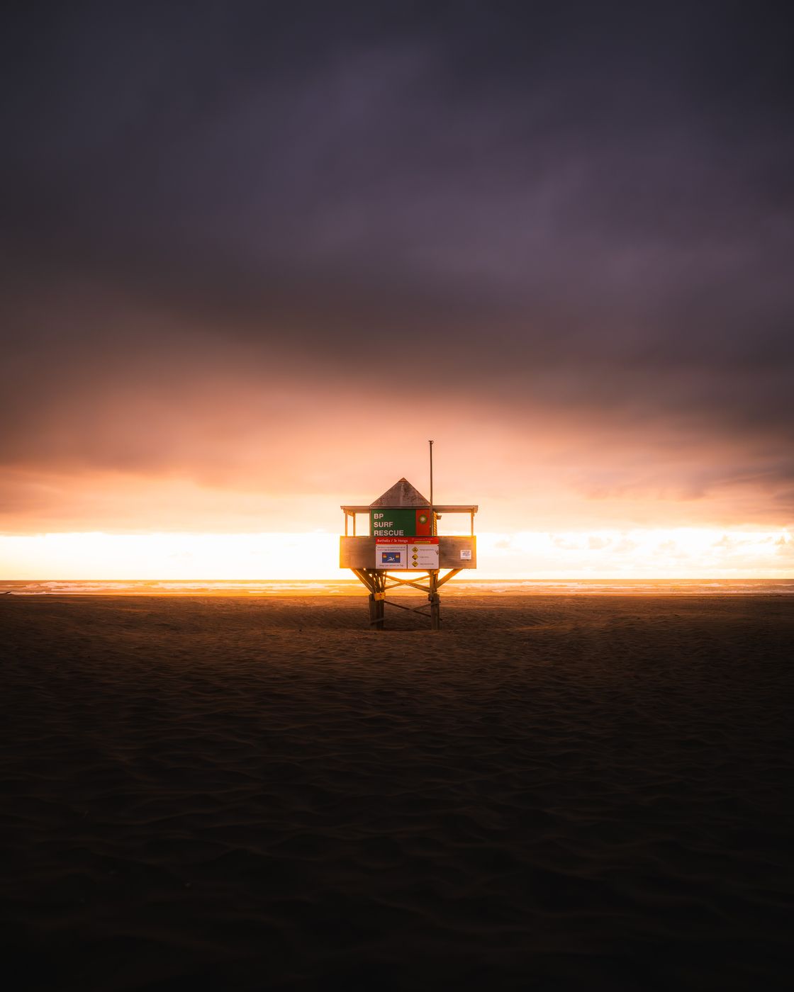Lifeguard Station, Bethells Beach, New Zealand