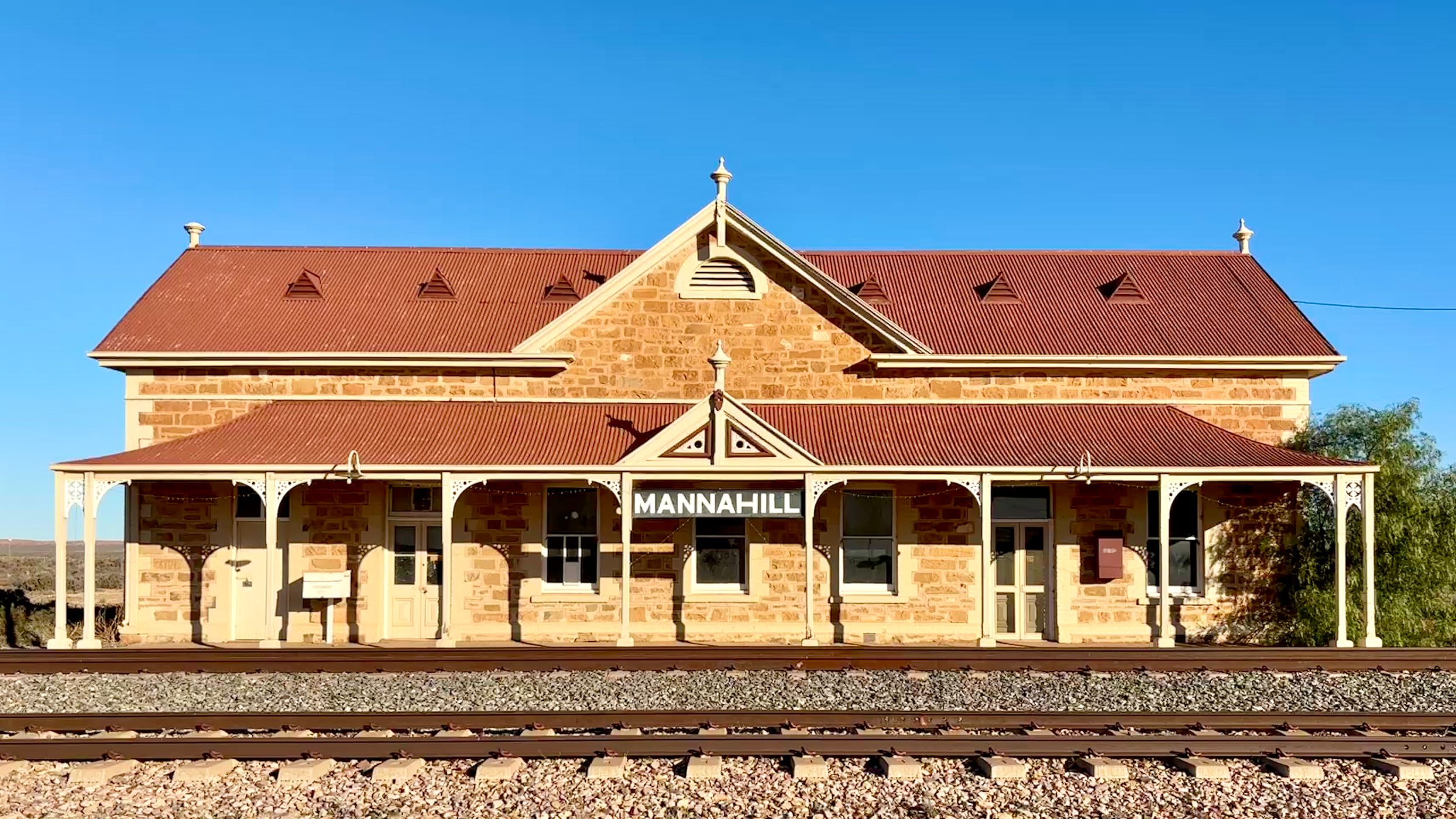 Mannahill Railway Station, Australia