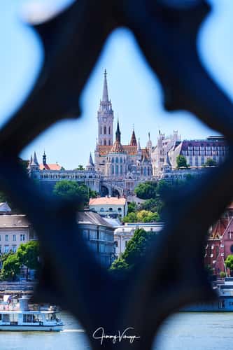 Matthias Church and Fisherman's Bastion from Pest