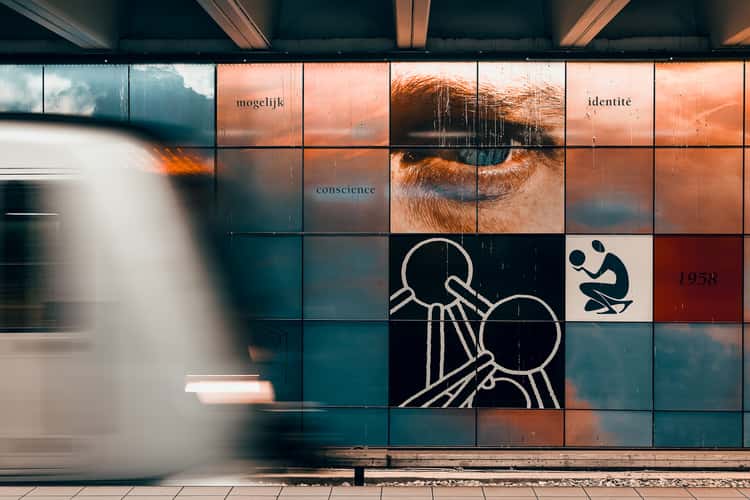 Metro station Heysel