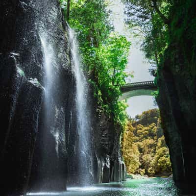 Minainotaki waterfall, Takachiho Gorge, Japan