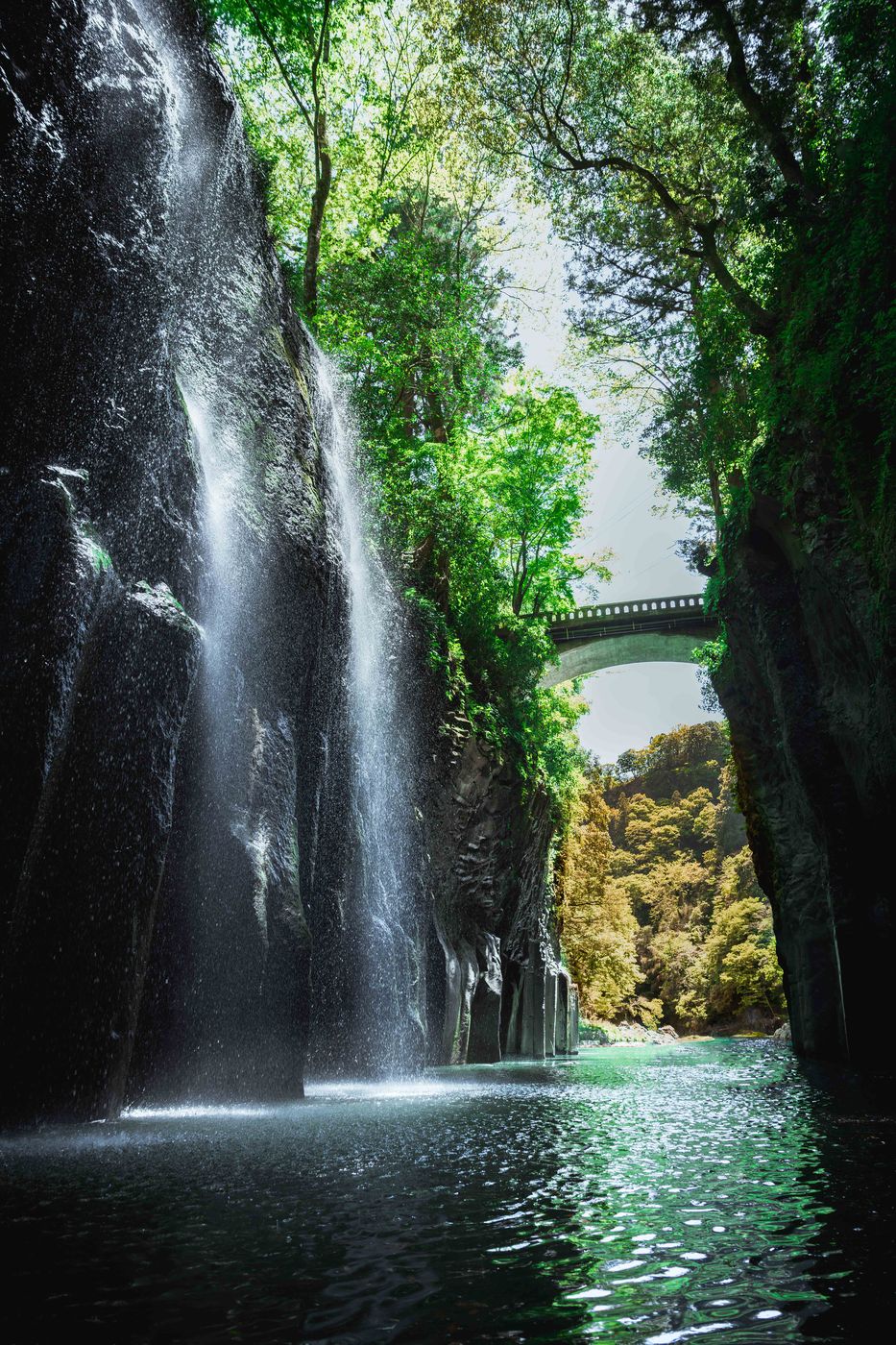Minainotaki waterfall, Takachiho Gorge, Japan