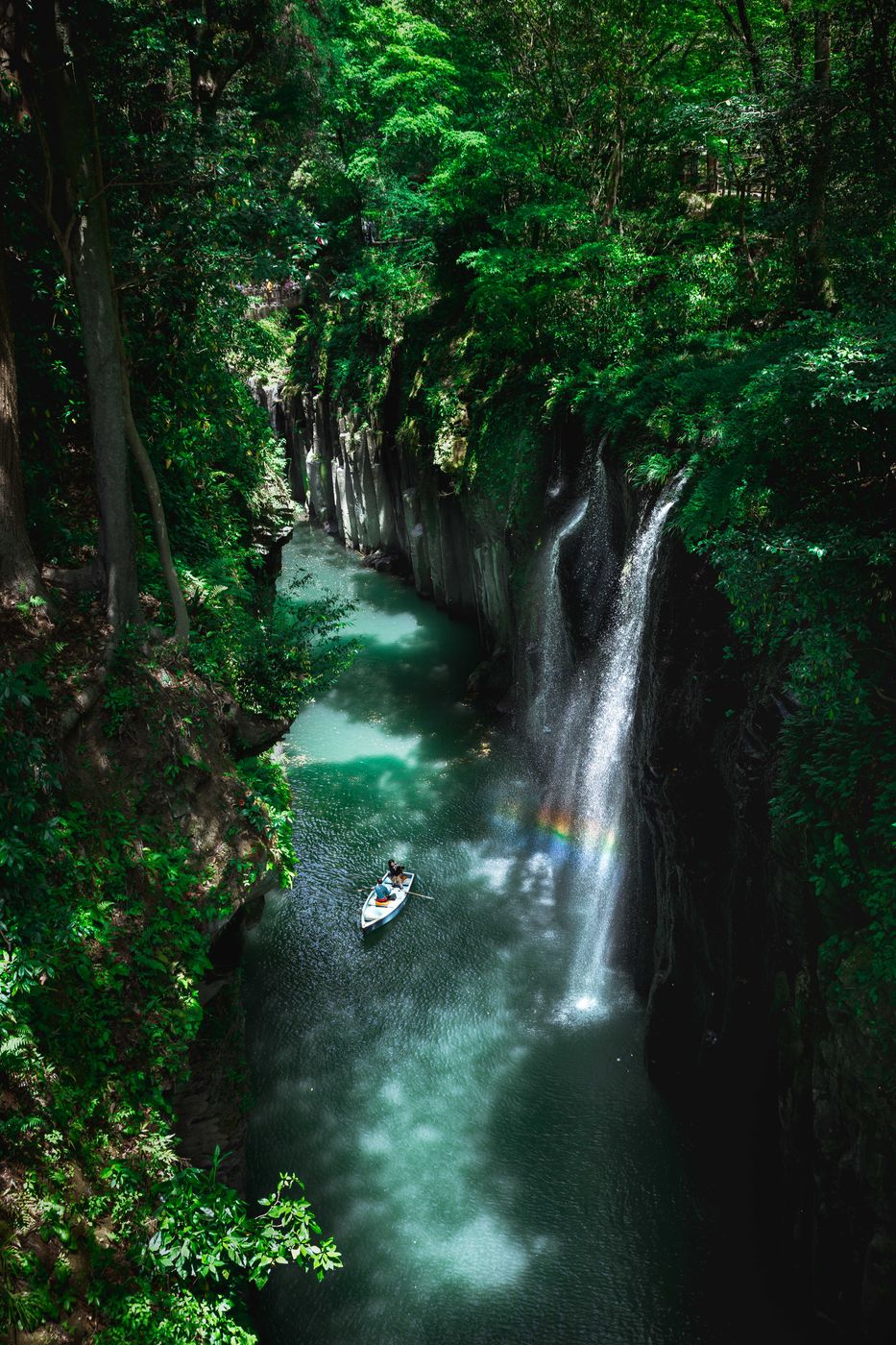 Minainotaki waterfall, Takachiho Gorge, Japan