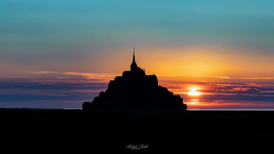 Mont Saint-Michel sunset