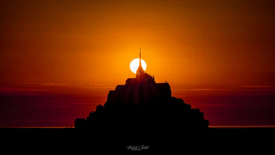 Mont Saint-Michel sunset
