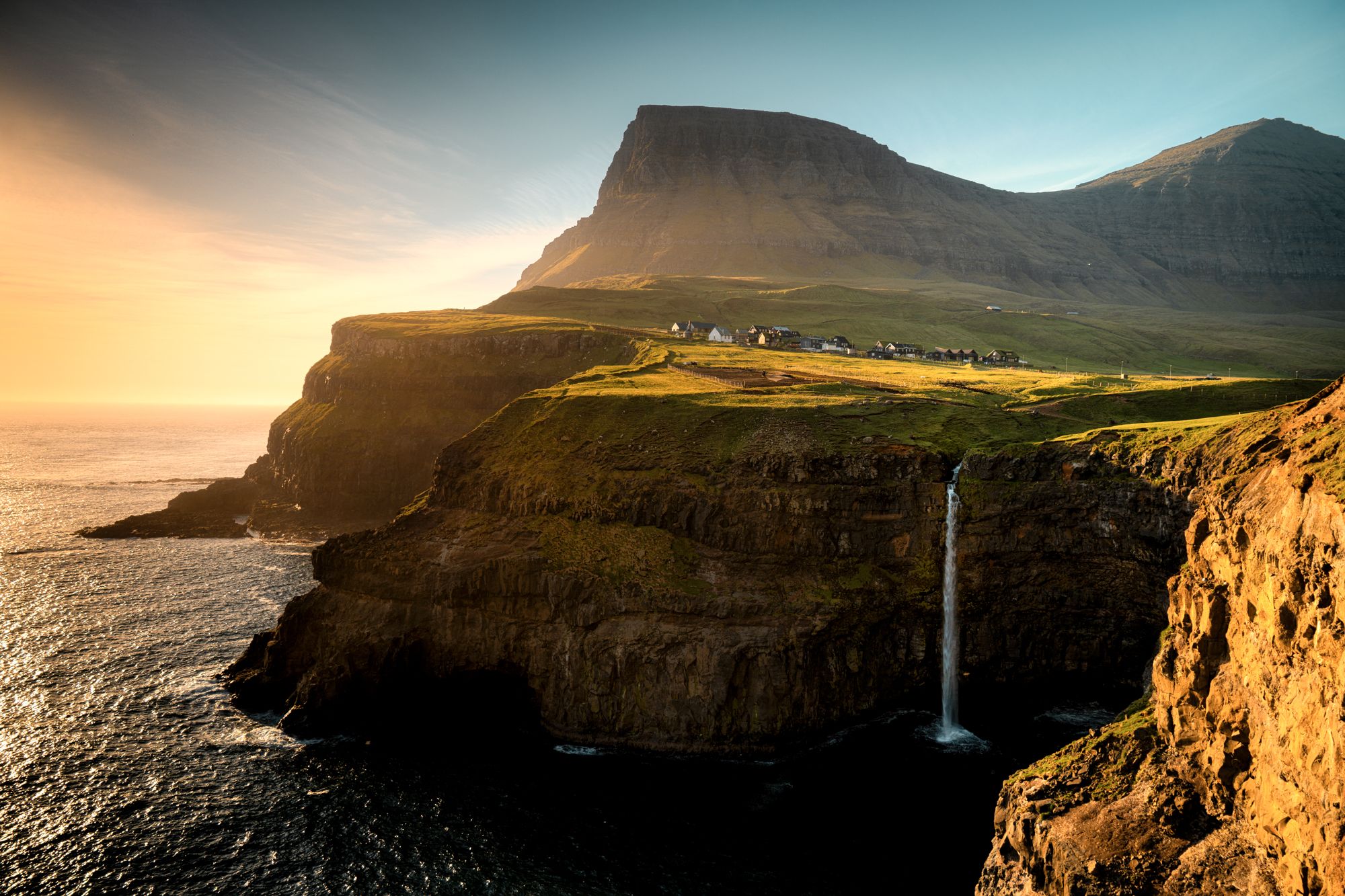 Múlafossur Waterfall, Faroe Islands