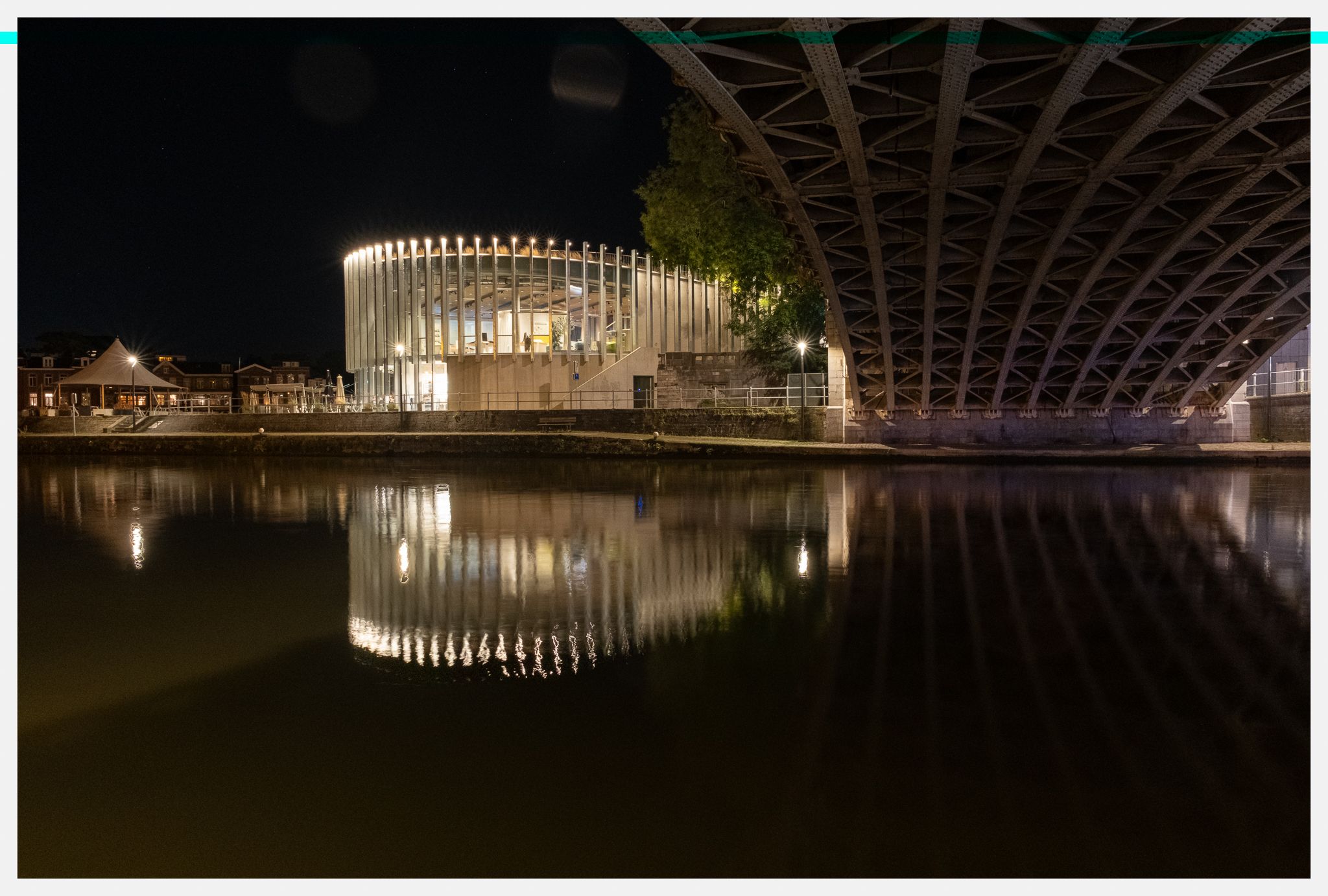 Namur - France Bridge and Confluence restaurant, Belgium