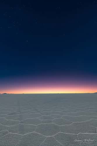 Night photography at Salar de Uyuni