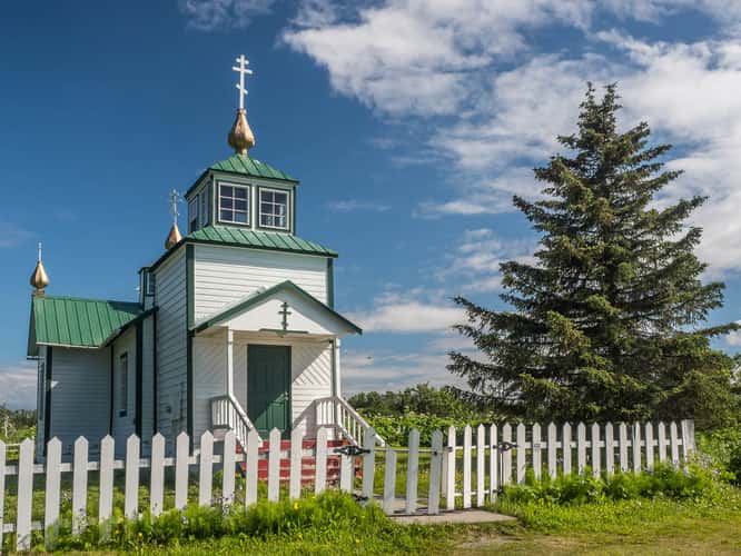 Ninilchik Russian Orthodox Church and cemetery