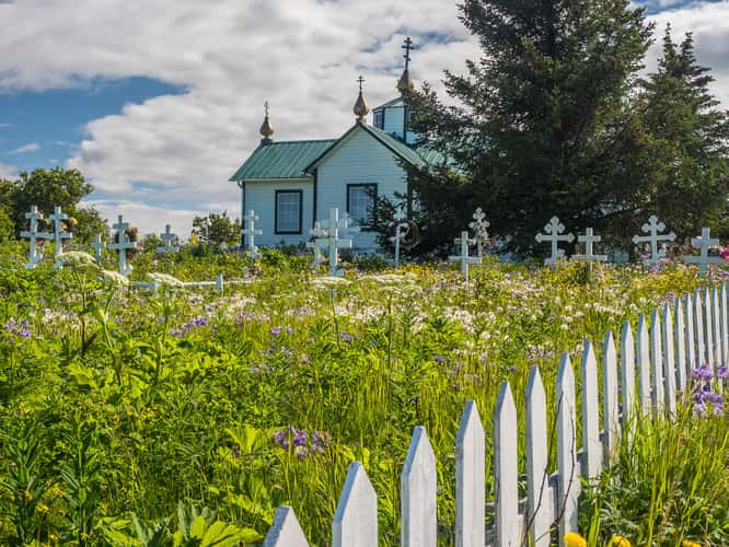 Ninilchik Russian Orthodox Church and cemetery
