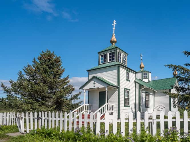 Ninilchik Russian Orthodox Church and cemetery