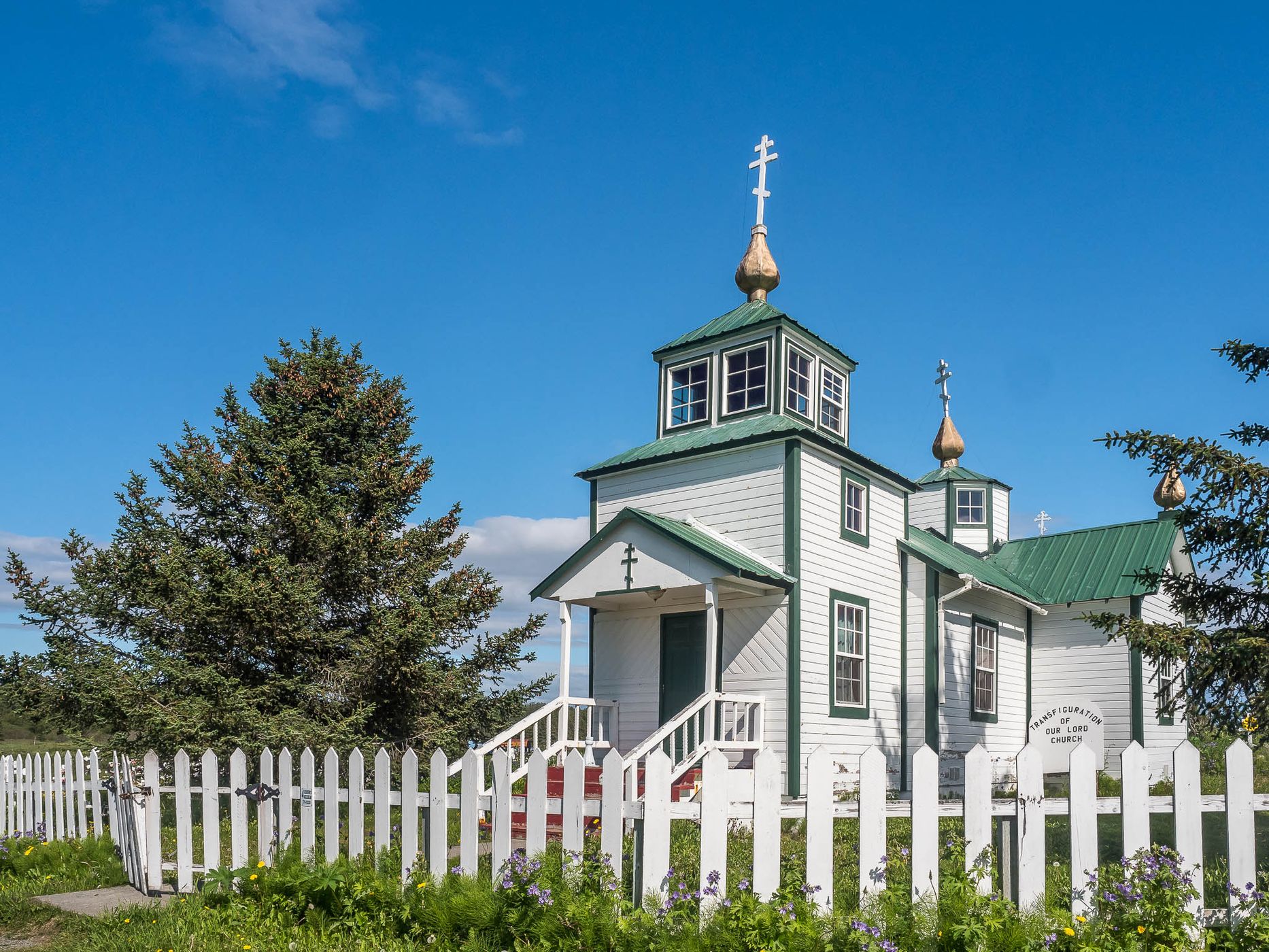 Ninilchik Russian Orthodox Church and cemetery, USA
