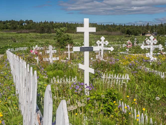 Ninilchik Russian Orthodox Church and cemetery