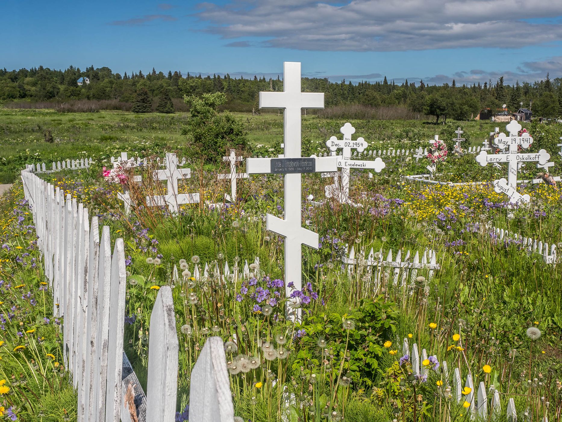 Ninilchik Russian Orthodox Church and cemetery, USA