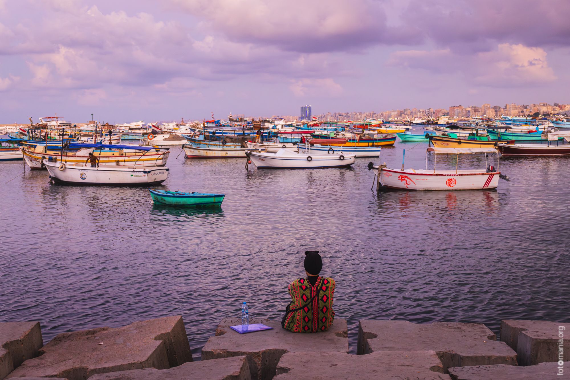 Old harbor, Alexandria, Egypt