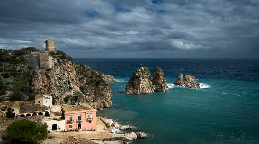 Old Tuna Fishing establishment, Scopello, Sciliy