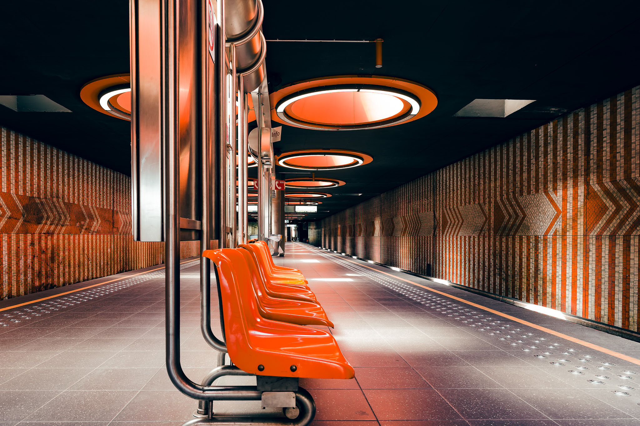 Pannenhuis subway, Brussels, Belgium