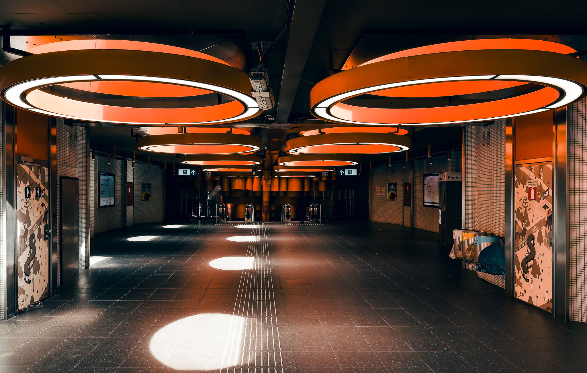 Pannenhuis subway, Brussels, Belgium