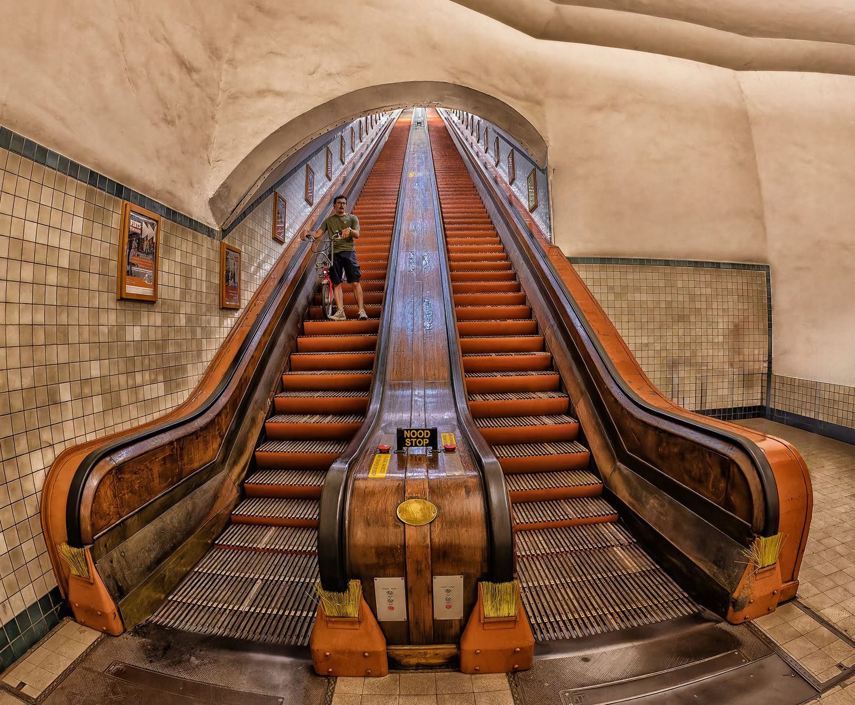 Pedestrian tunnel, Antwerp, Belgium