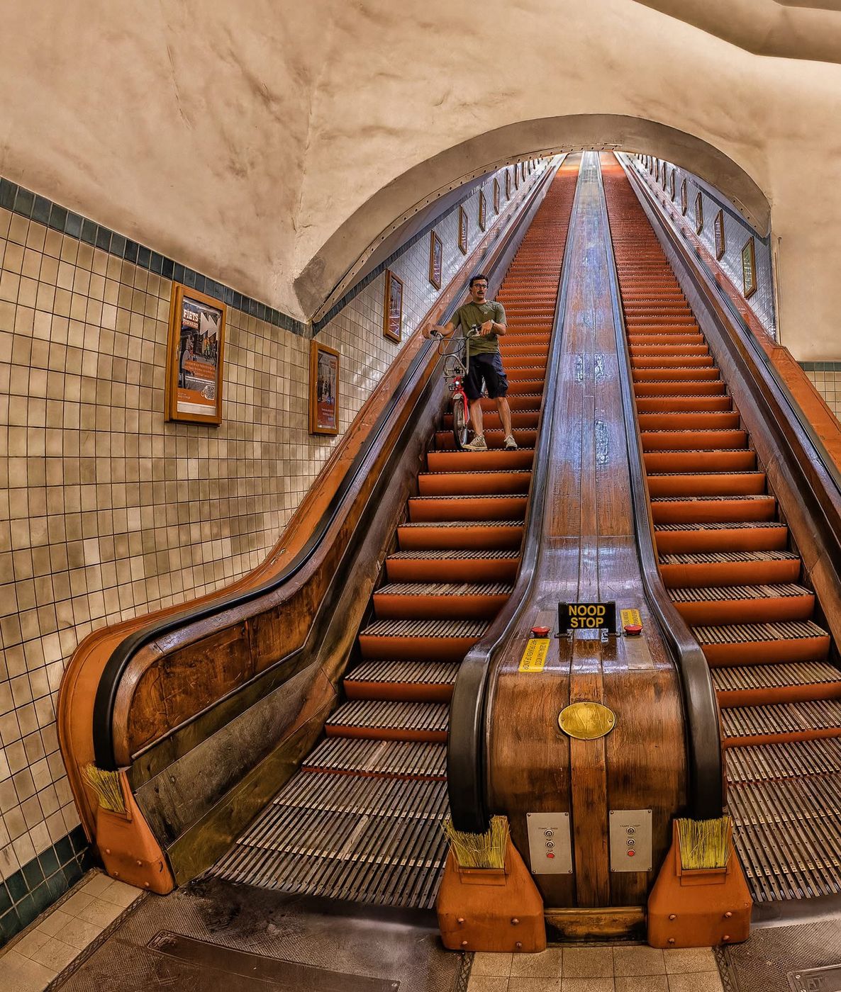 Pedestrian tunnel, Antwerp, Belgium