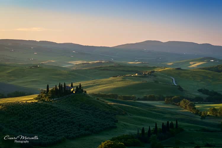 Podere Belvedere in the Val D'orcia Tuscany