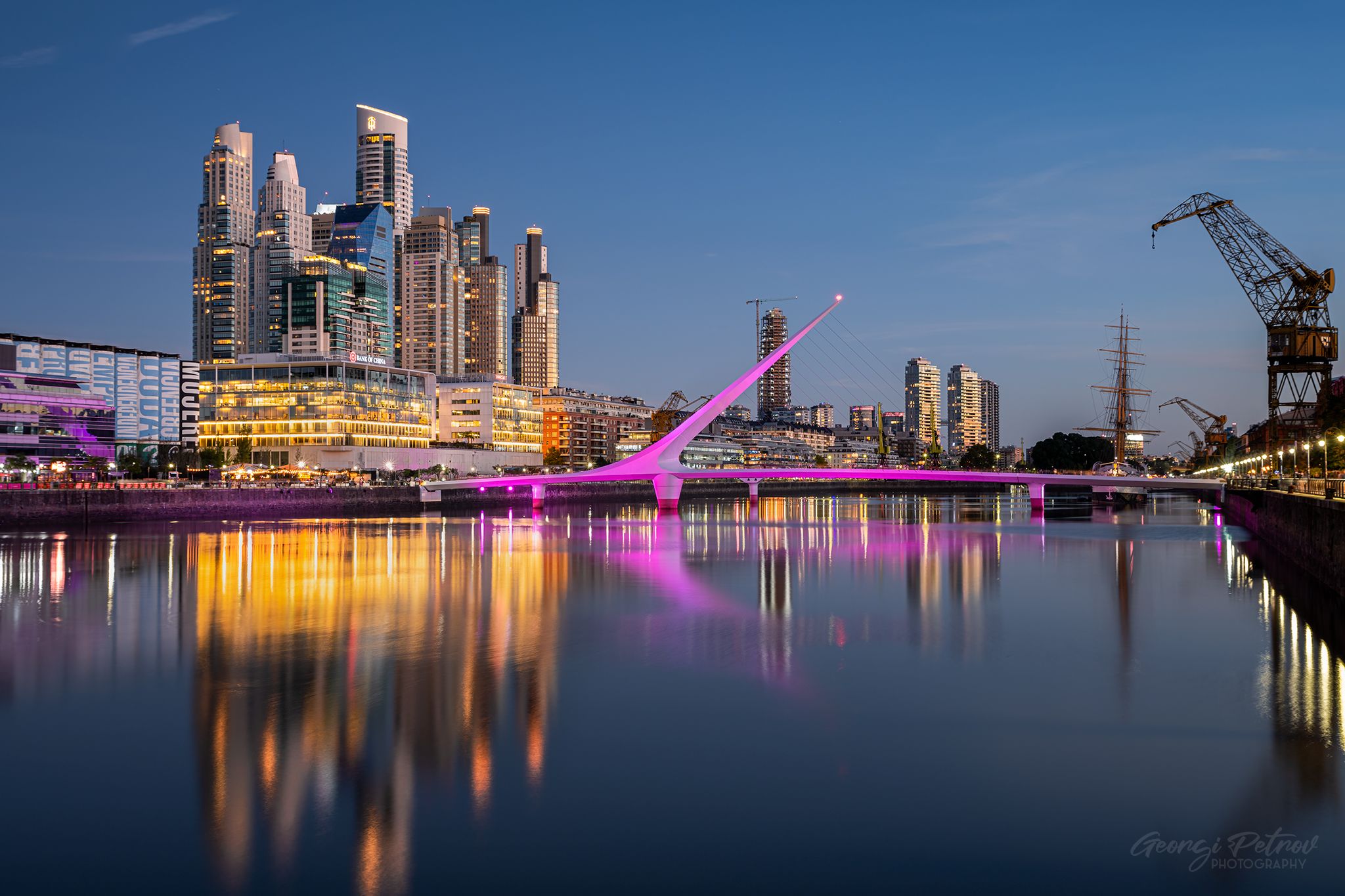 Puente de la Mujer & Puerto Madero, Argentina
