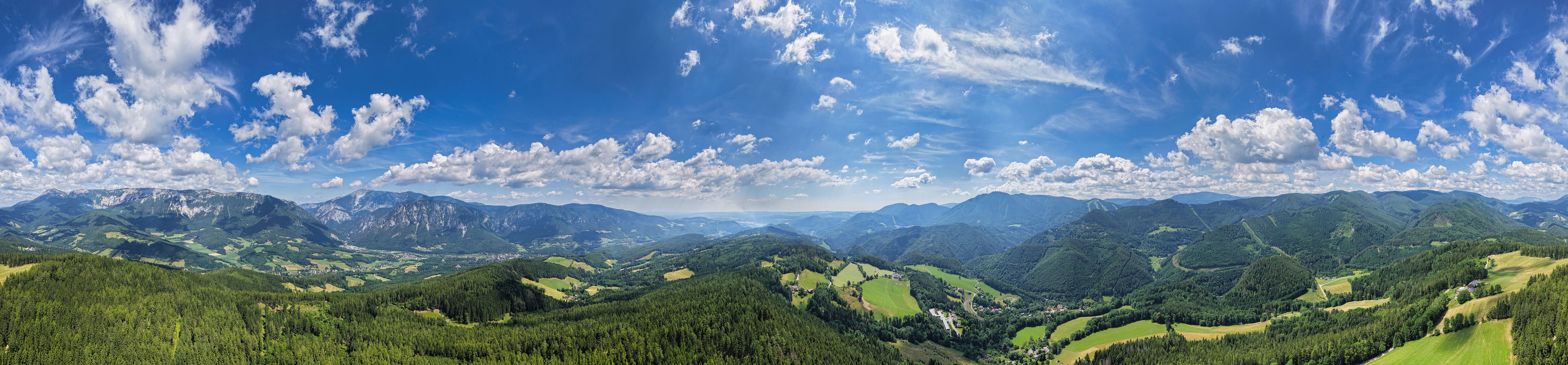 Rax, Schneeberg, Semmering Panorama, Austria